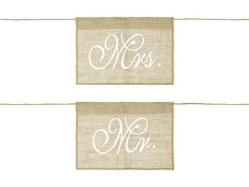 Stolepynt Jute "Mr" "Mrs"